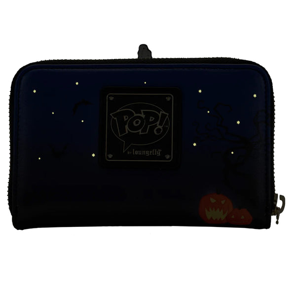 Funko Pop! by Loungefly Disney Nightmare Before Christmas Jack Skellington Glow in the Dark Zip Around Wallet