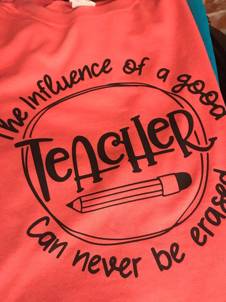 The Influence of a Teacher T-Shirt