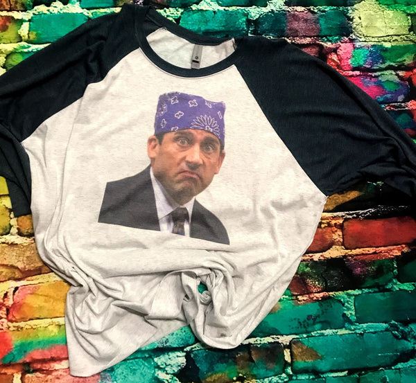 Prison Mike 3/4 Sleeve Baseball T-Shirt Raglan